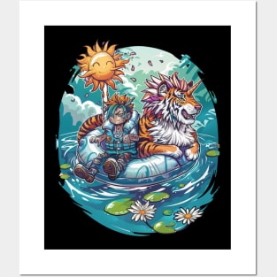 Calvin and Hobbes Wild Wagon Posters and Art